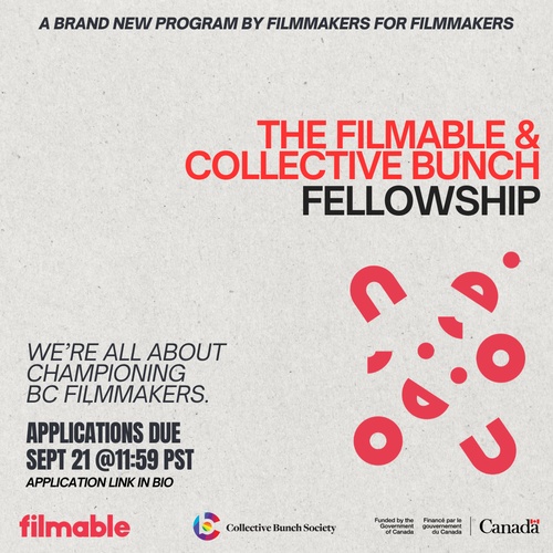 Announcing The Filmable x Collective Bunch Fellowship thumbnail