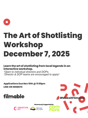 The Art of Shot Listing - Workshop thumbnail