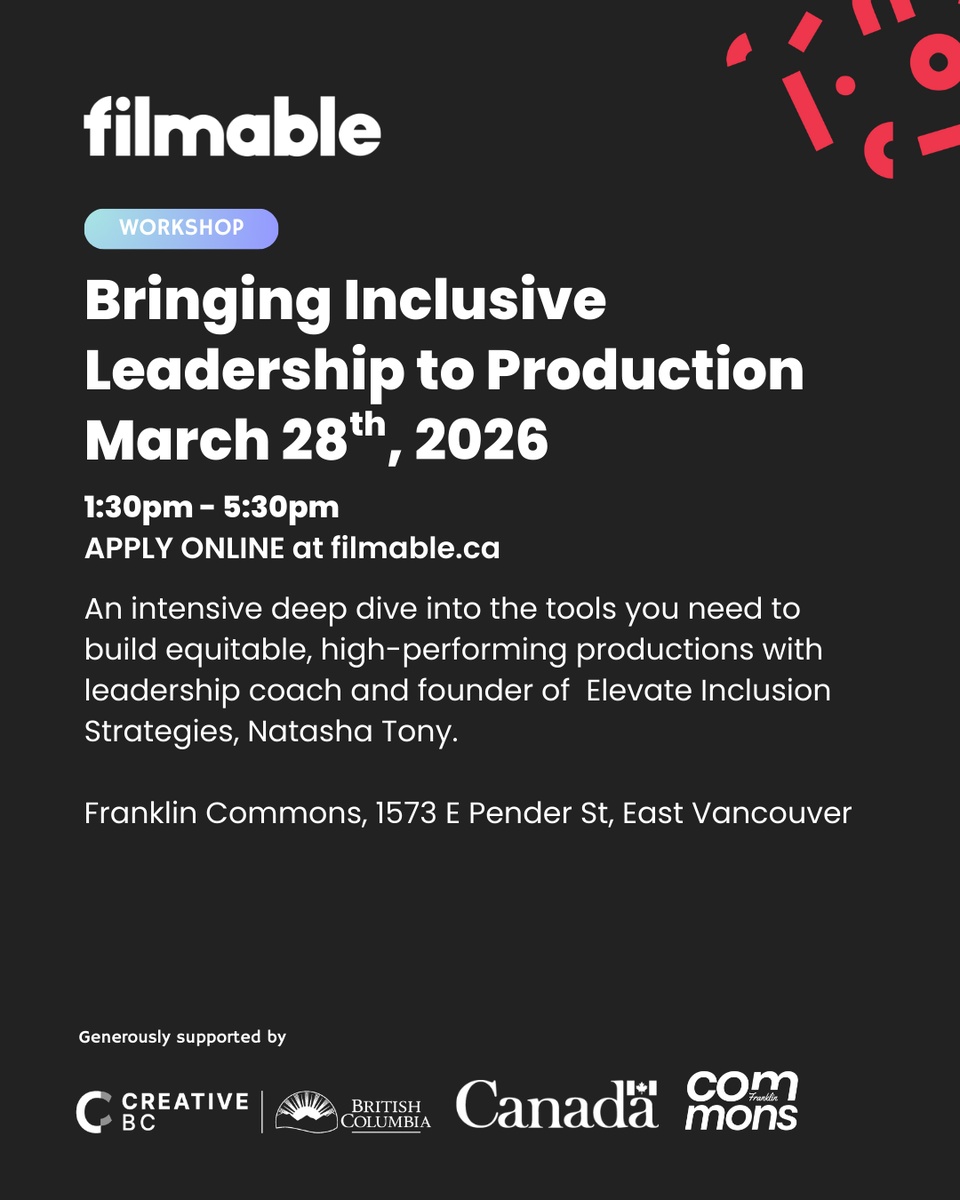 Filmable Workshop - Bringing Inclusive Leadership to Production thumbnail