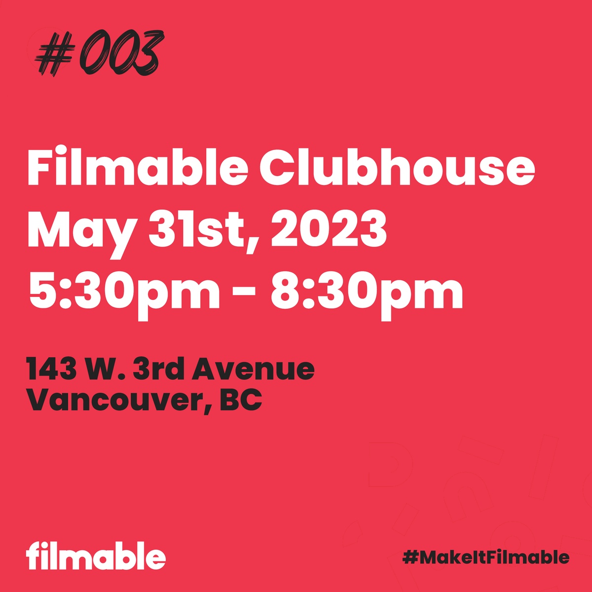 Filmable Clubhouse #003 thumbnail