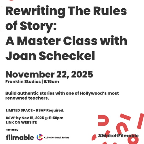 Rewriting the Rules of Story: A Masterclass with Joan Scheckel thumbnail